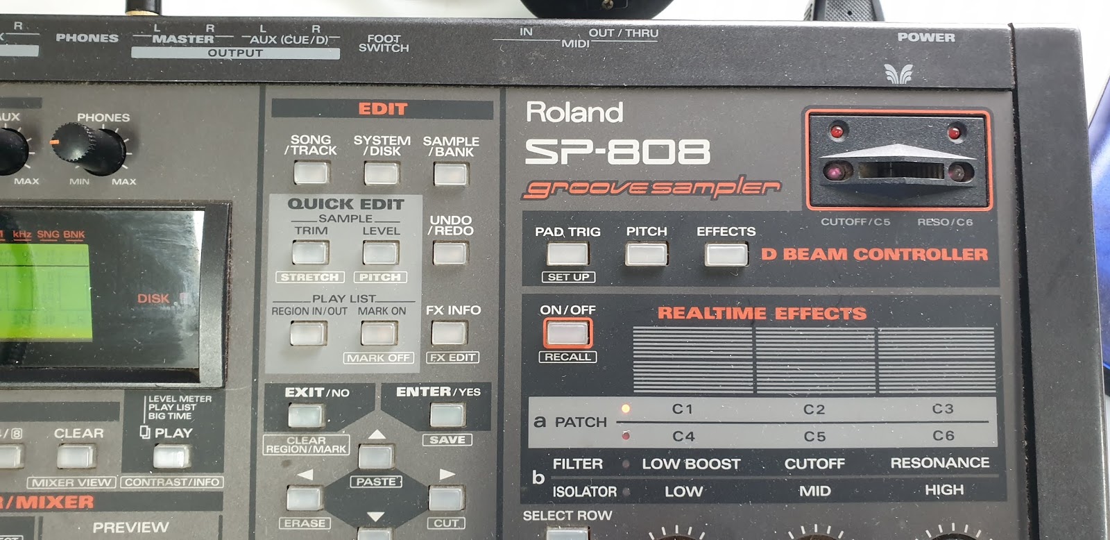 JonDent - Exploring Electronic Music: Roland SP 808 Groove sampler