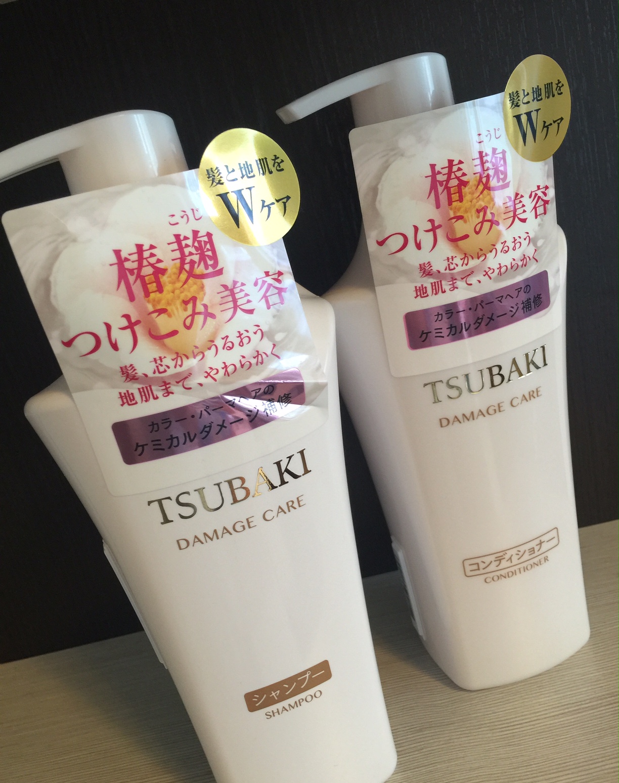 Шампунь и кондиционер для восстановления волос Tsubaki Shiseido