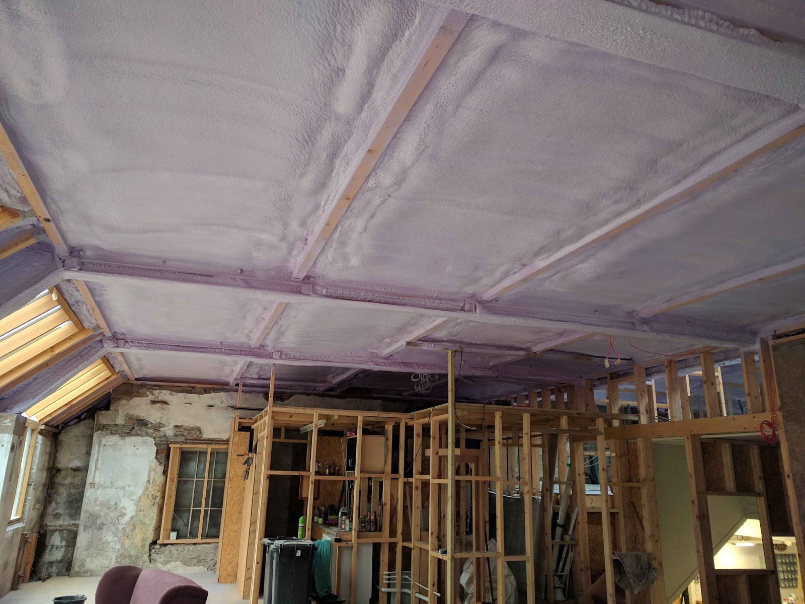 The Makers Mill Week 84 Spray Foam Roof Insulation