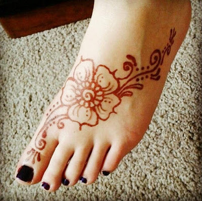 Easy Mehndi Designs For Feet
