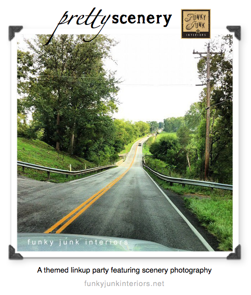 Pretty Scenery - a themed link party via Funky Junk Interiors Pretty Scenery - a themed link party via Funky Junk Interiors