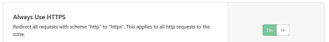 Cloudflare HTTPS