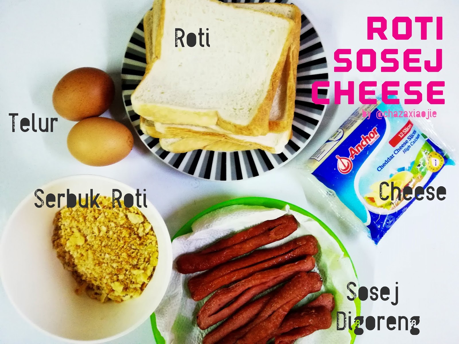 Sosej cheese roti resepi Resepi Roti