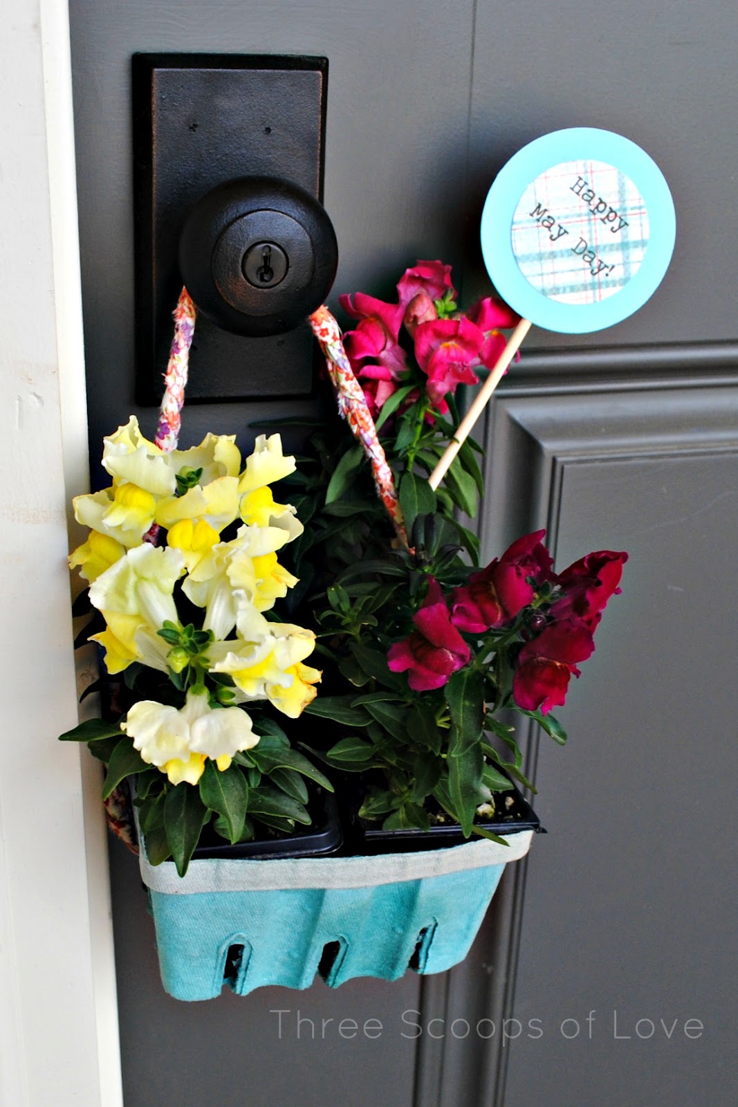 Three Scoops of Love May Day Baskets