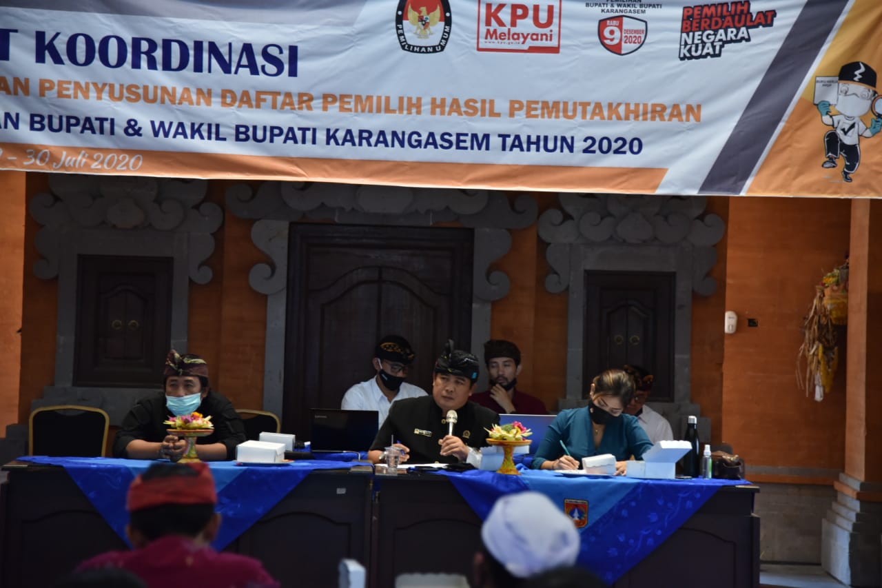 KPU Karangasem Mutakhirkan Data Pemilih Persiapan Pemilu 2020