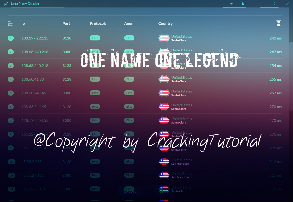 Unfx Proxy Checker Super Fast Tool HQ Proxy List 1 Proxy Tool