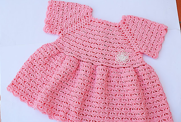 5 - Crochet Imagen Falda para bolero y canesú a crochet muy fácil y sencillo