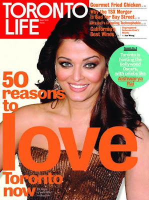 Aishwarya Rai Toronto Life Magazine