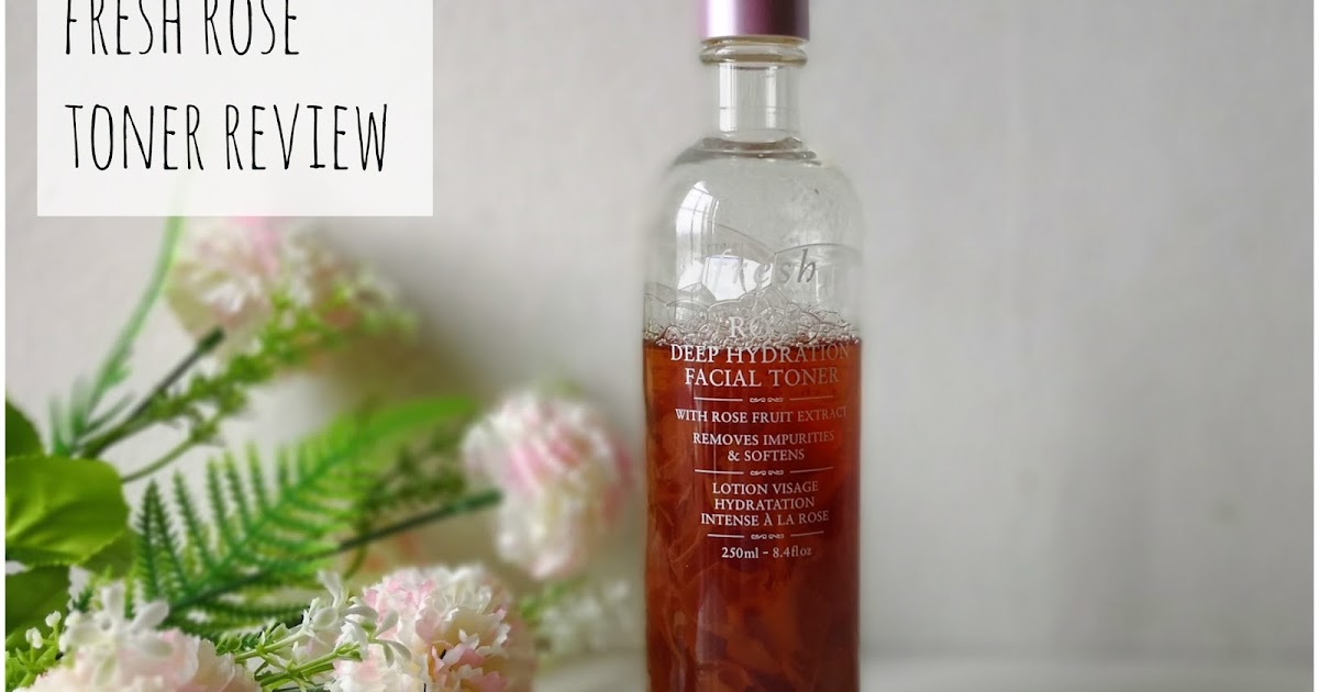 fresh rose and hyaluronic acid toner