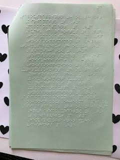 Braille paper 