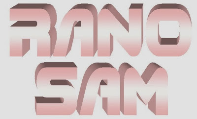 Rano Sam 3D Name Logo