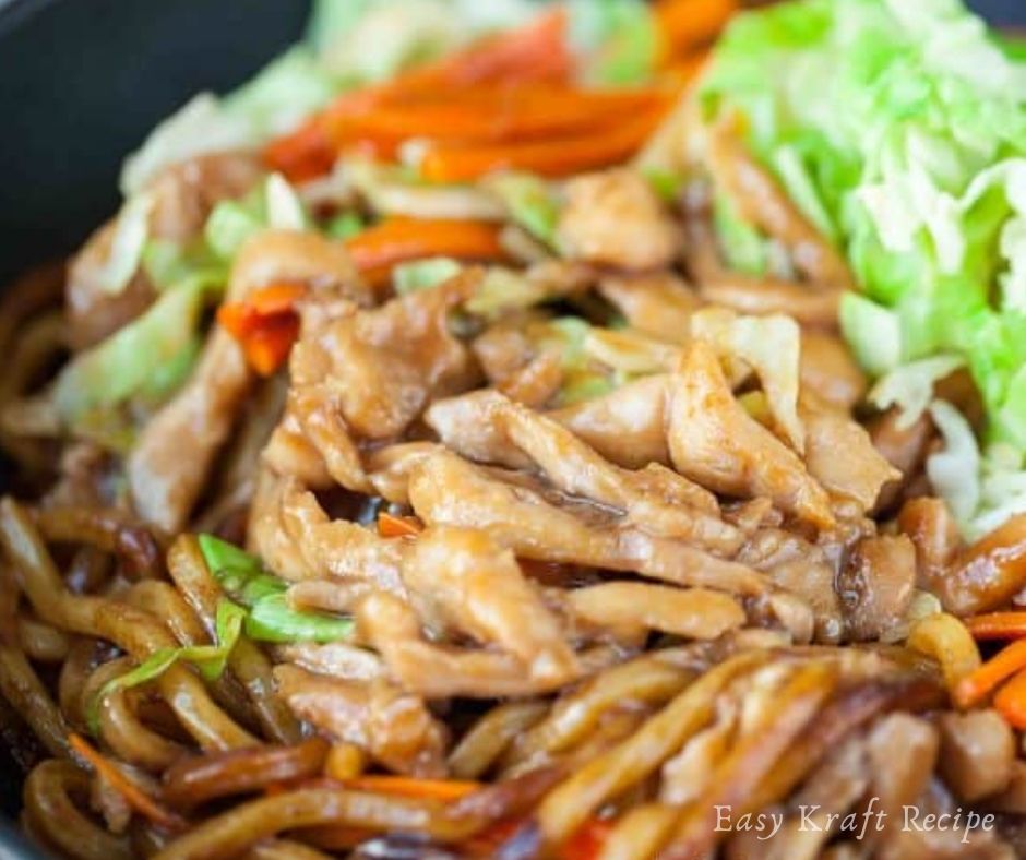 EASY CHICKEN STIR FRIED UDON NOODLES Easy Kraft Recipes