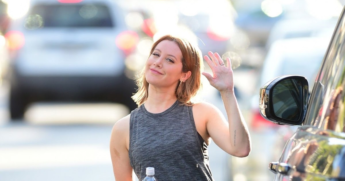 Ashley Tisdale – Wraps Up a Workout in Studio City