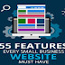55 Features Every Small Business Websites Must have #infographic