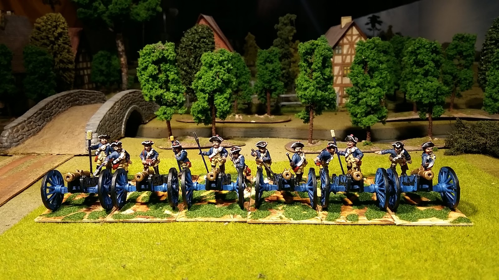 Painting Wargames Figures Last of the Prussian artillery (3)