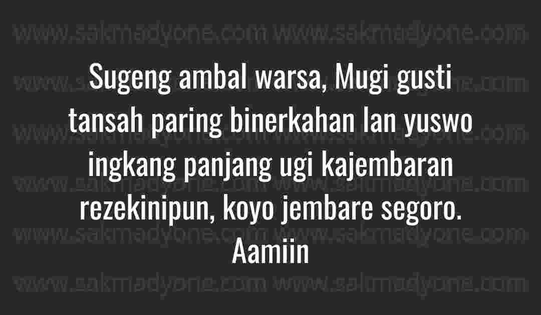 Ucapan ulang tahun Bahasa Jawa, untuk orang tua, guru dan