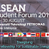 Asean Student Forum 2019 at Perak, Malaysia