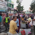 Koramil 0824/12 Kaliwates Bersama Aparat Terkait, Pendampingan Rapid Test Pedagang Pasar