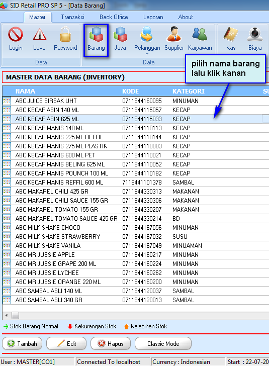 Aplikasi Komputer CARA CETAK LABEL BARCODE SOFTWARE TOKO