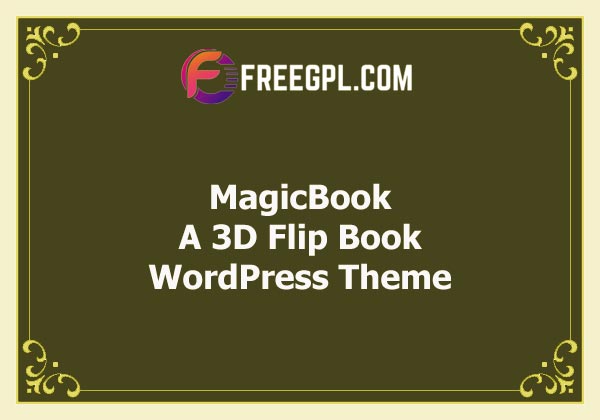 MagicBook - A 3D Flip Book WordPress Theme Free Download