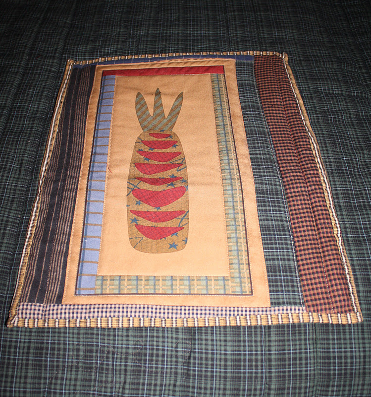 Tom Miner Quilts and Folk Art Primitive Placemats and Have a Little Faith