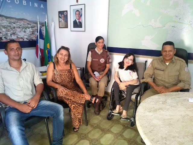 Comandante da 24ª CIPM realiza reunião com equipe da Secretaria de Assistência Social de Jacobina