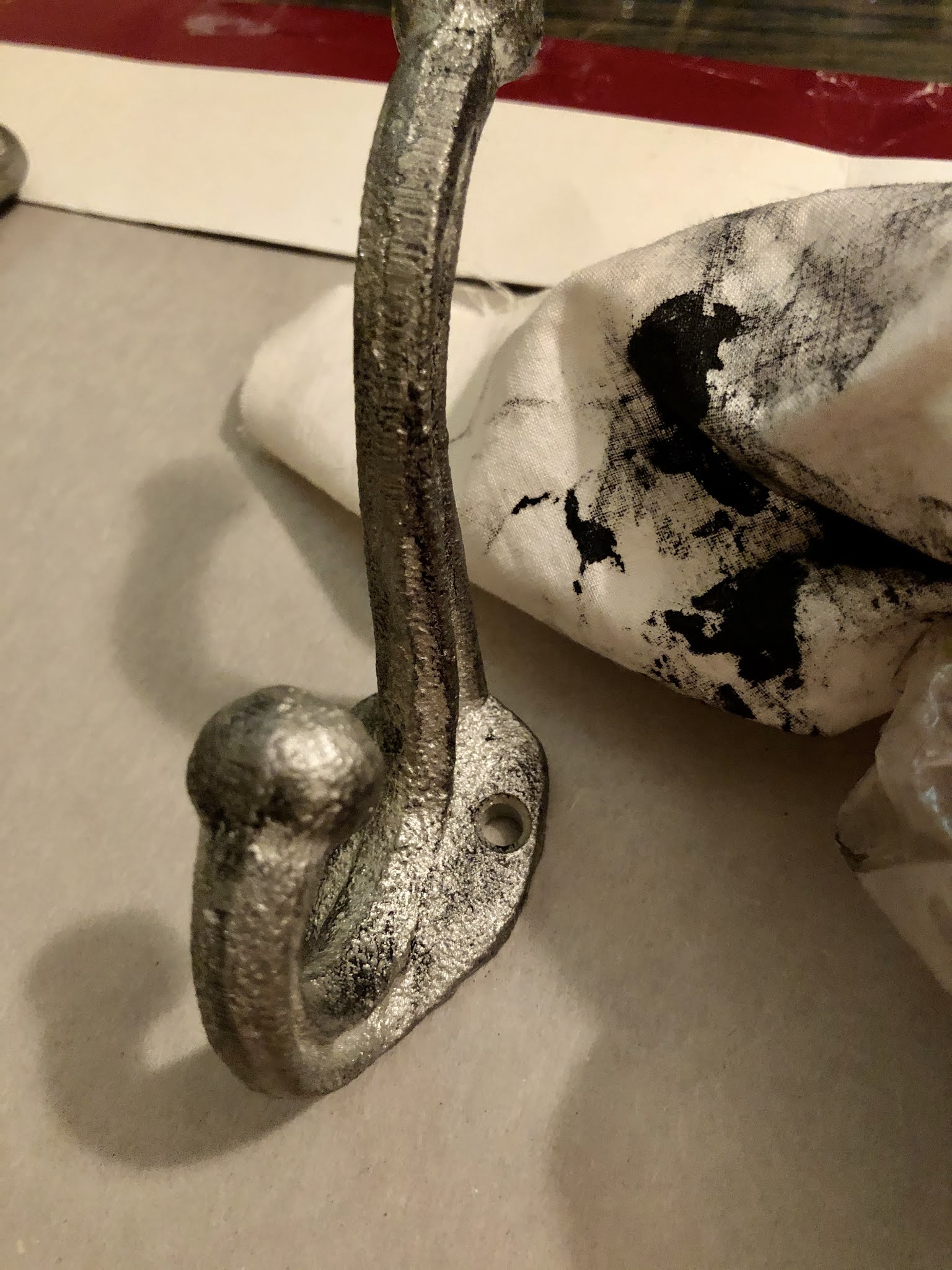 Ms. Nancy's Nook Rustic Wood & Iron Wall Rack DIY