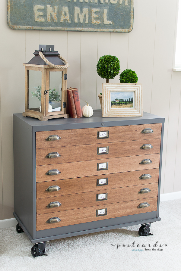 How To Update A Metal File Cabinet Postcards From The Ridge