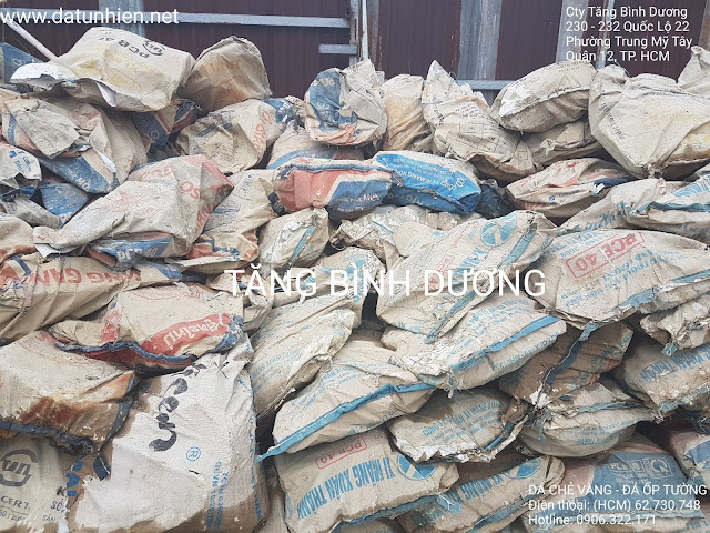 Đá chẻ vàng đóng bao