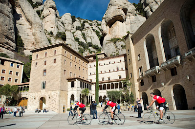 cycling montserrat barcelona carbon road bike rental