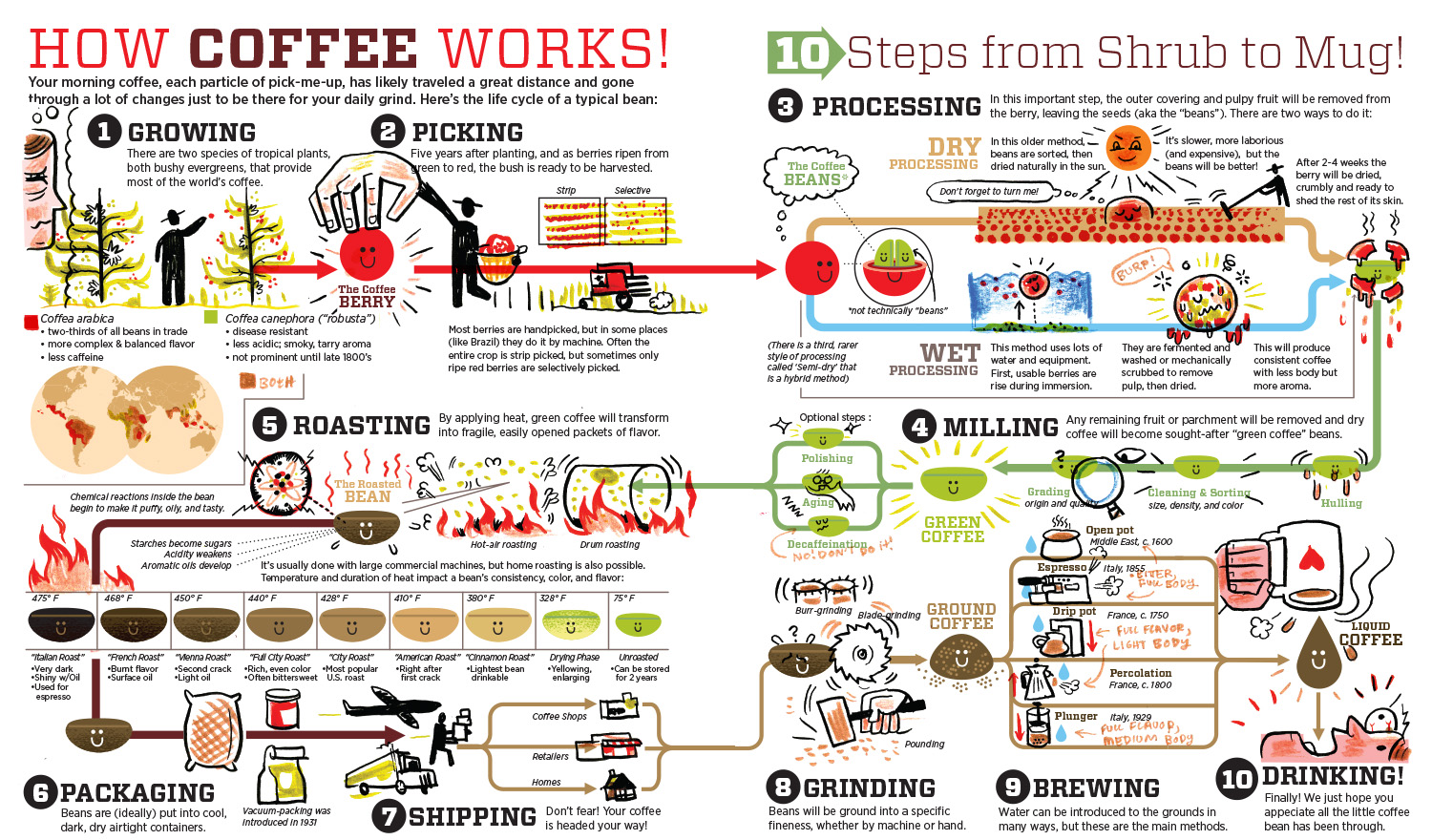 Zettwoch's Suitcase How Coffee Works!!!