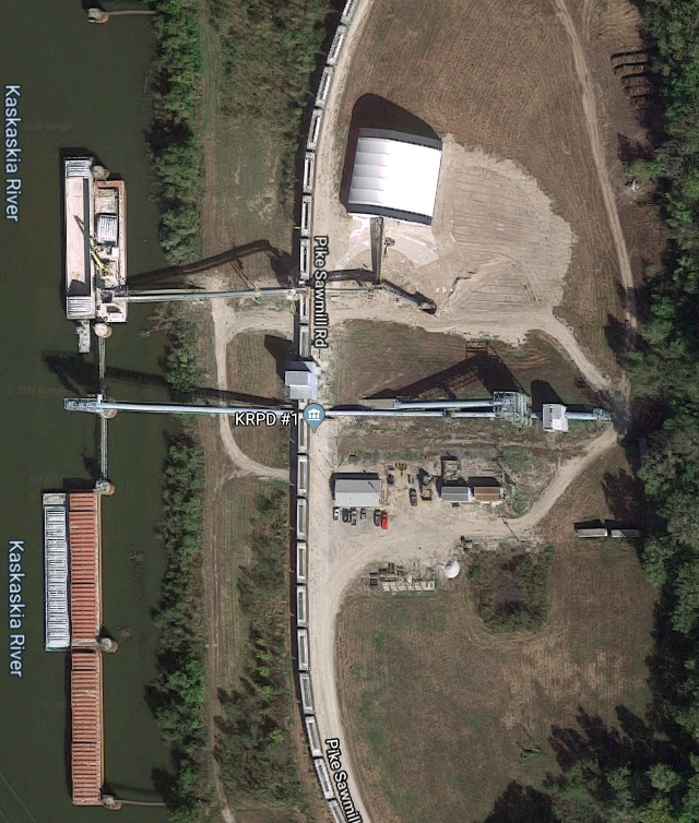 Towns and Nature New Athens, IL Kaskaskia River Port District 1