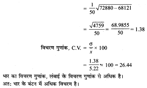 Solutions Class 11 गणित-II Chapter-15 (सांख्यिकी)