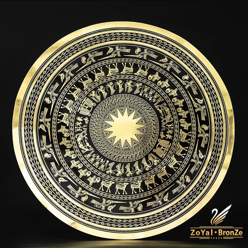 [A117] Địa chỉ mua mặt trống đồng treo tường trang trí phòng khách