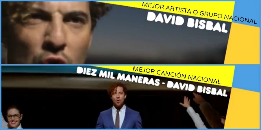 David Bisbal nominado a los Premios 40 Principales 2014