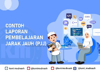  ini merupakan contoh format laporan oleh guru tentang pelaksanaan pembelajaran jarak jauh Contoh Laporan pembelajaran Daring [Format Word]