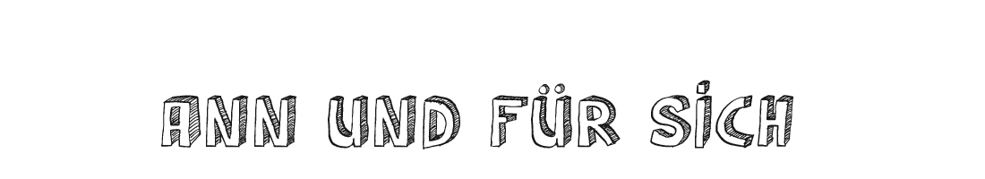 ann und für sich: Kaminkuchen im Regen