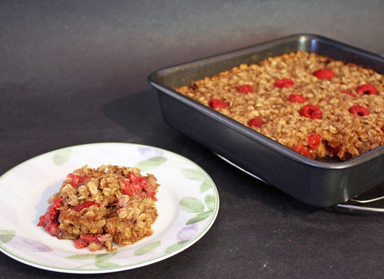 Raspberry baked oatmeal How to Philosophize with Cake