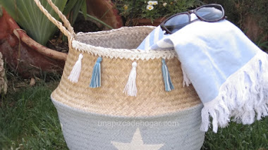 Cómo pintar una cesta, cesto o capazo de mimbre DIY