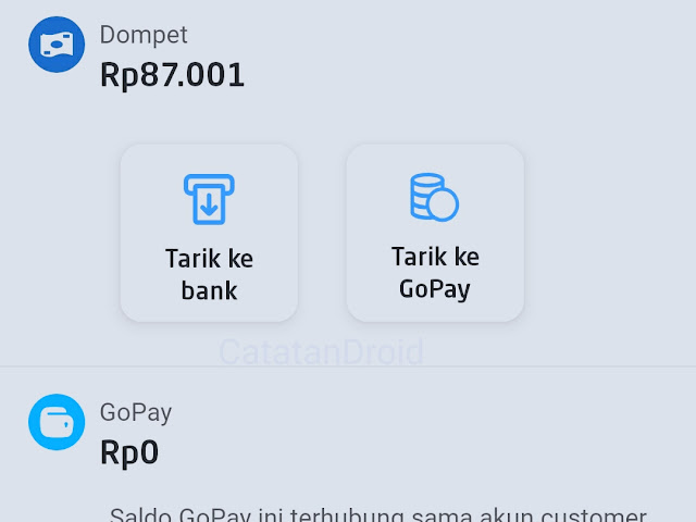 Cara Agar Di Aplikasi Gojek Driver Bisa Tarik Saldo Ke GoPay Pribadi