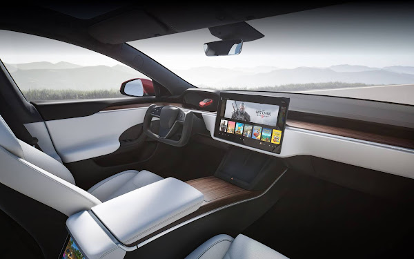 Novo Tesla Model S 2022 - interior