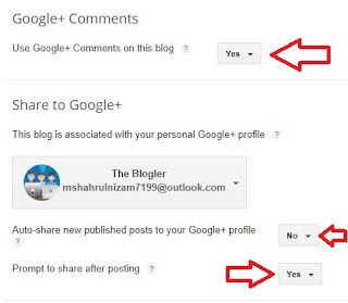 Bagaimana Cara Share Blog Post Guna Google+