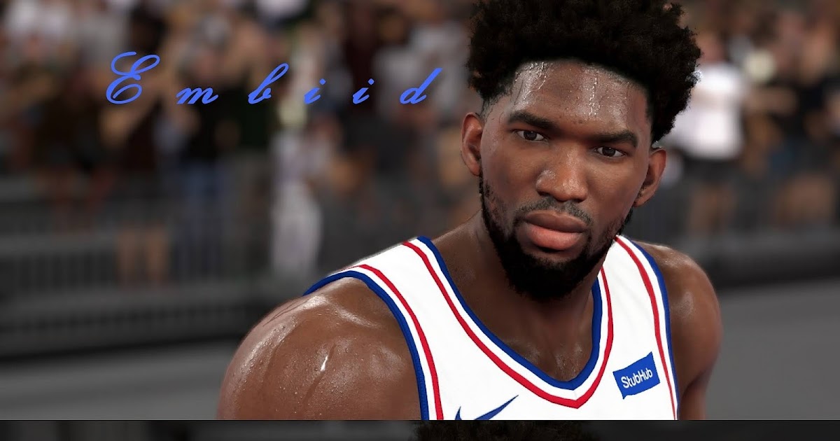 Joel Embiid Cyberface and Body Model Dual Versions by