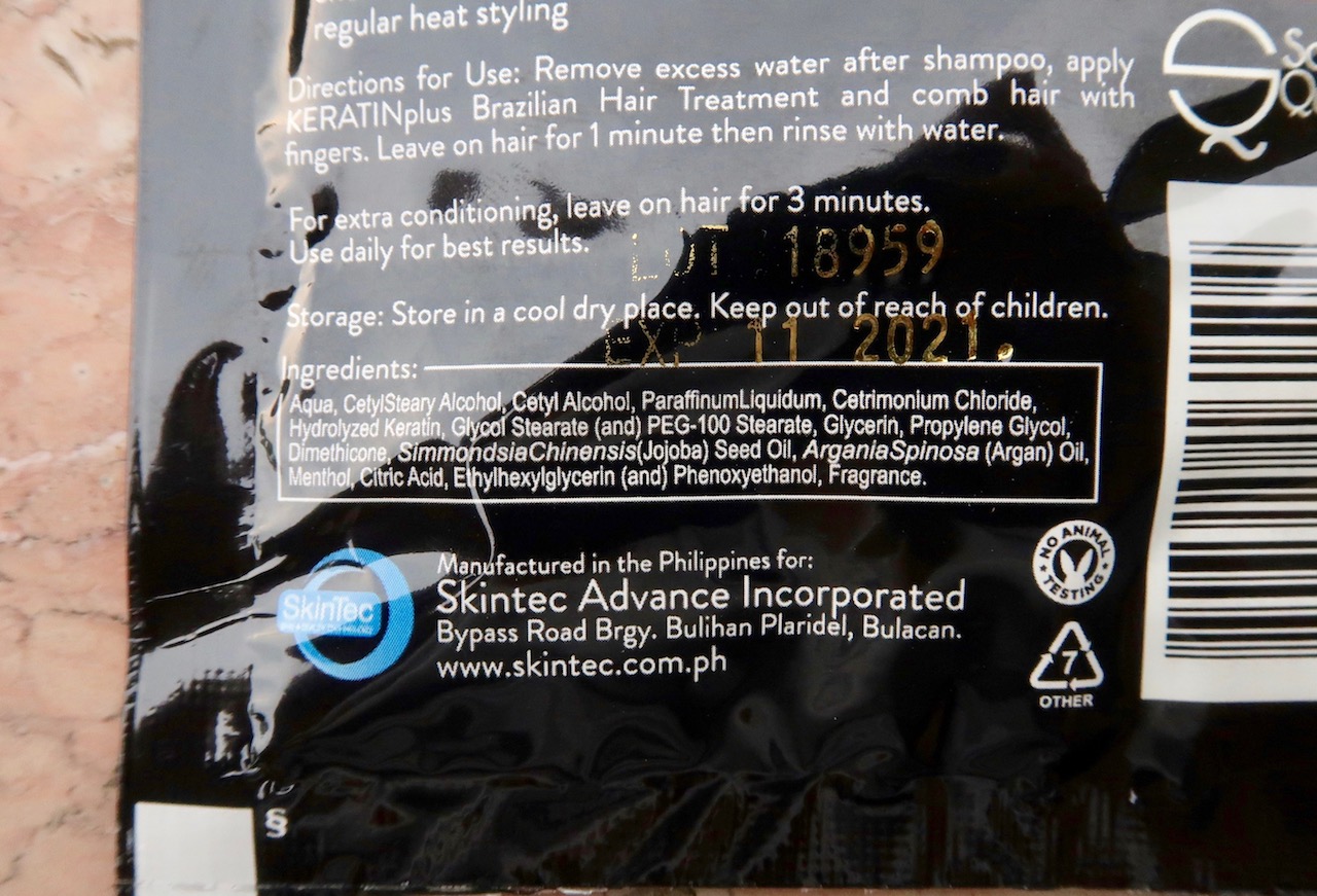 keratin plus luxurious brazilian hair treatment