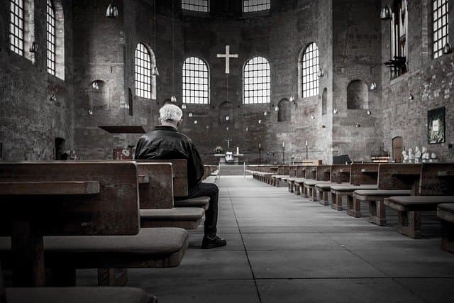 praying in church