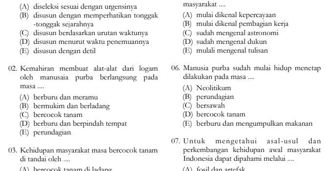 Soal UAS/PAS Sejarah Kls X SMA Semester 1 Kurikulum 2013 Soal UAS/PAS Sejarah Kls X SMA Semester 1 Kurikulum 2013