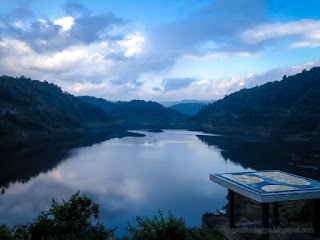 Natural Beauty Of Titab Ularan Lake Dam Scenery In The Cloudy Sky After Rain At Ularan Village North Bali Indonesia