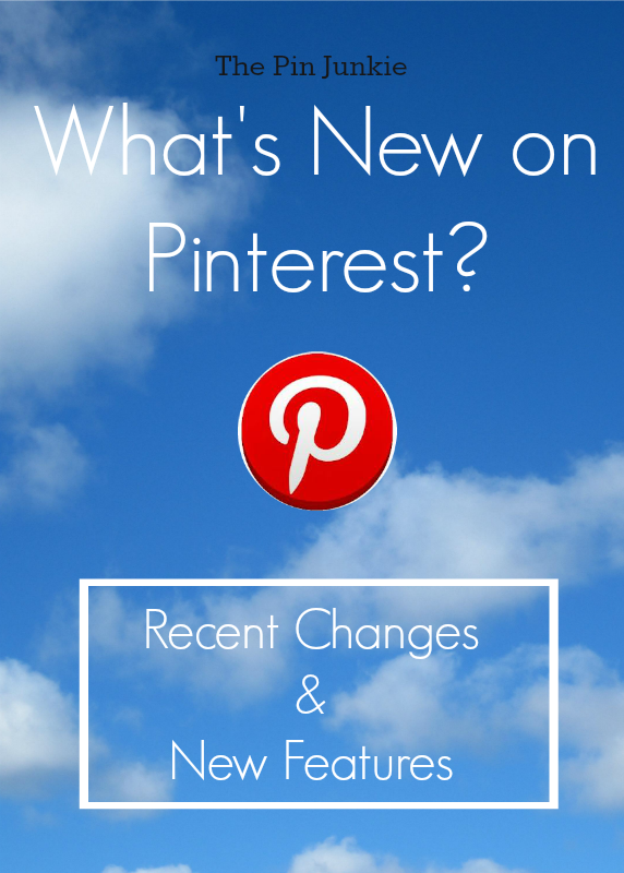 whats new on pinterest
