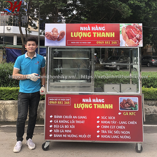 Quang Huy chuyên sản xuất và phân phối xe bán đồ ăn vặt uy tín giá rẻ
