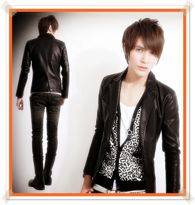 model jaket kulit korea pria terkini